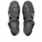 Paraboot Men's Pacific Sandal in Black