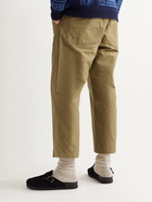 BEAMS PLUS - Cropped Cotton-Twill Trousers - Neutrals - M