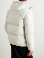 Herno Laminar - Laminar Textured-Shell Hoodie Down Jacket - Neutrals