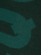 Jacquemus Green L'echarpe Logo-Jacquard Scarf