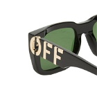 Off-White Sunglasses Men's Off-White Hays Sunglasses in Black/Green 