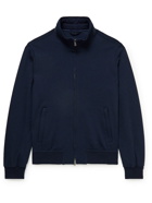 THOM SWEENEY - Wool and Cotton-Blend Jersey Jacket - Blue