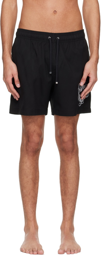 Photo: AMIRI Black 'AMIRI Hollywood' Swim Shorts