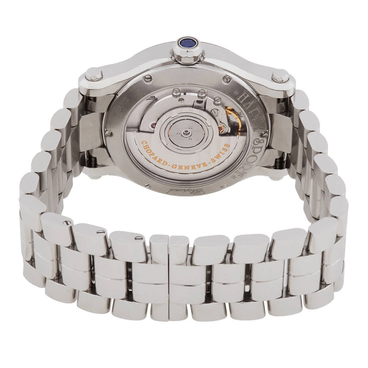 Chopard Happy Sport Pink Dial Ladies Watch 278559-3025