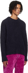 SUNNEI Navy Crewneck Sweater