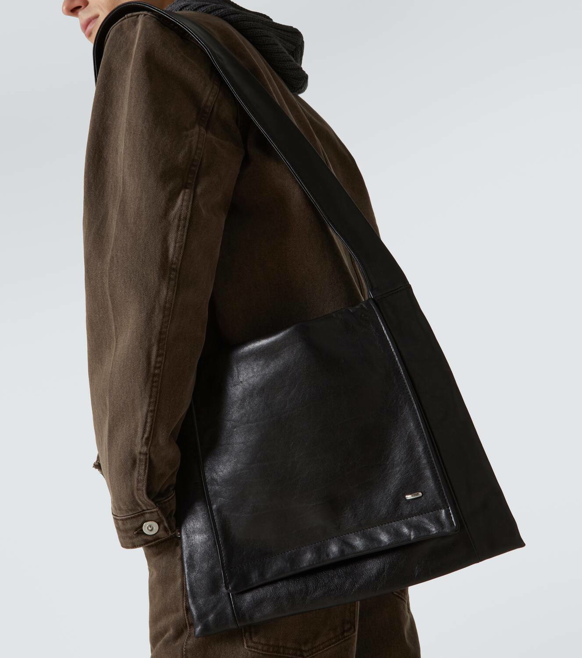 Our Legacy Leather tote bag