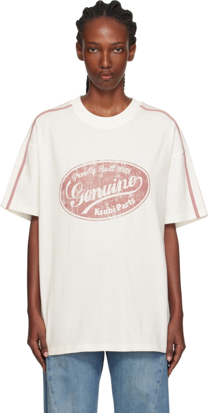 Photo: Ksubi Off-White 'Genuine' Boyfriend Short Sleeve T-shirt