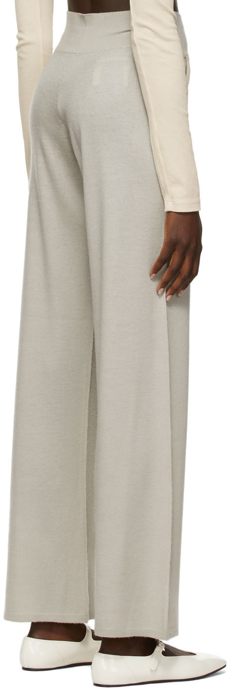 Frenckenberger Grey Wide Leg Lounge Pants