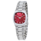 Bulova Super Seville Mini Quartz Red MOP Dial Ladies Watch 96L354