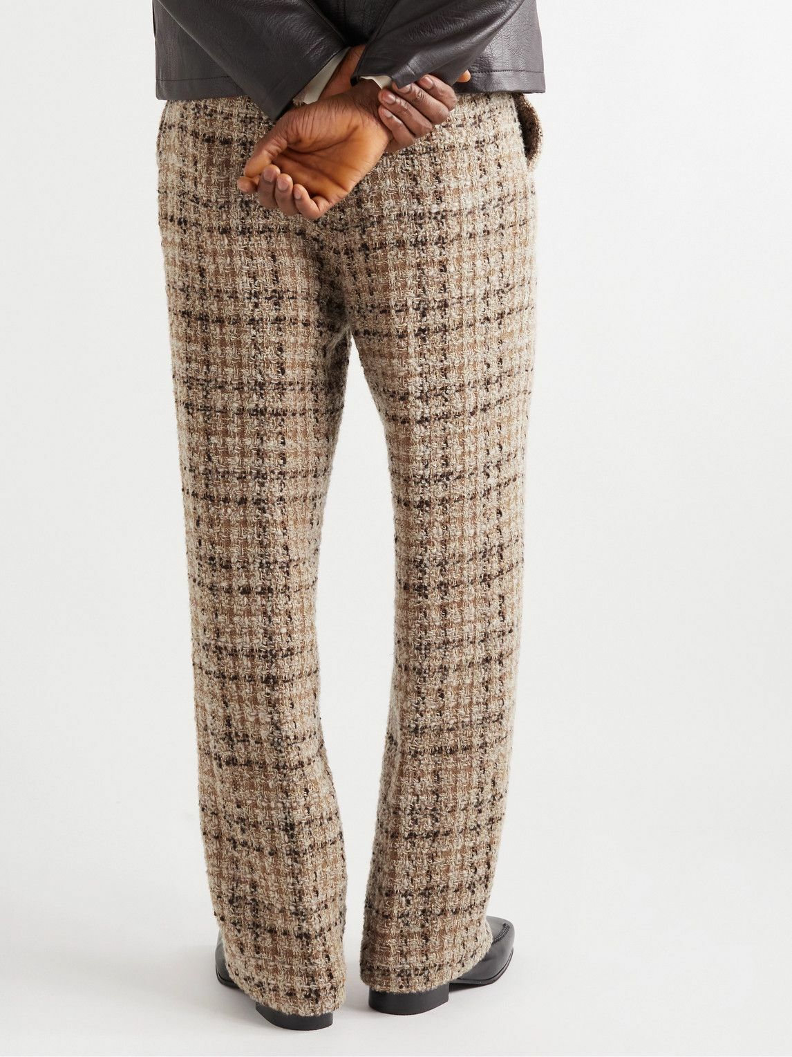 auralee 22aw homespun tweed slacks - パンツ