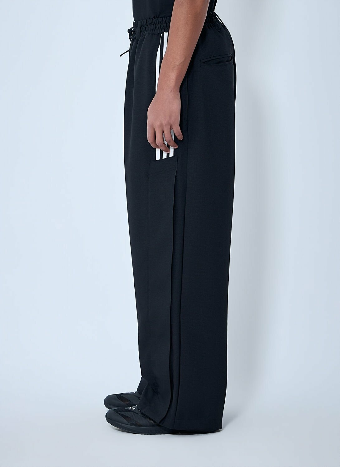 Y-3 Drawstring Wide-Leg Pants