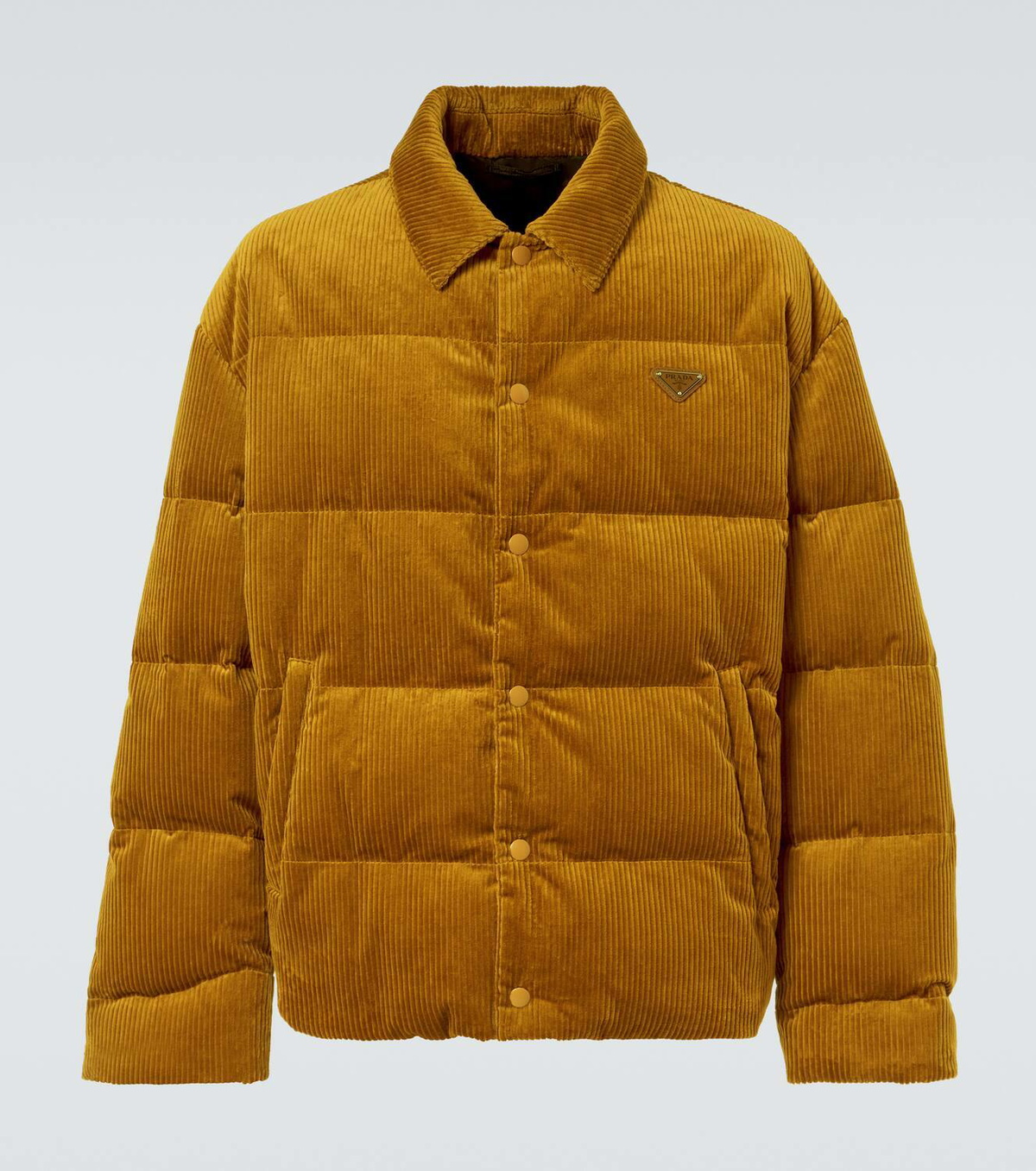 Prada Cotton corduroy puffer jacket Prada