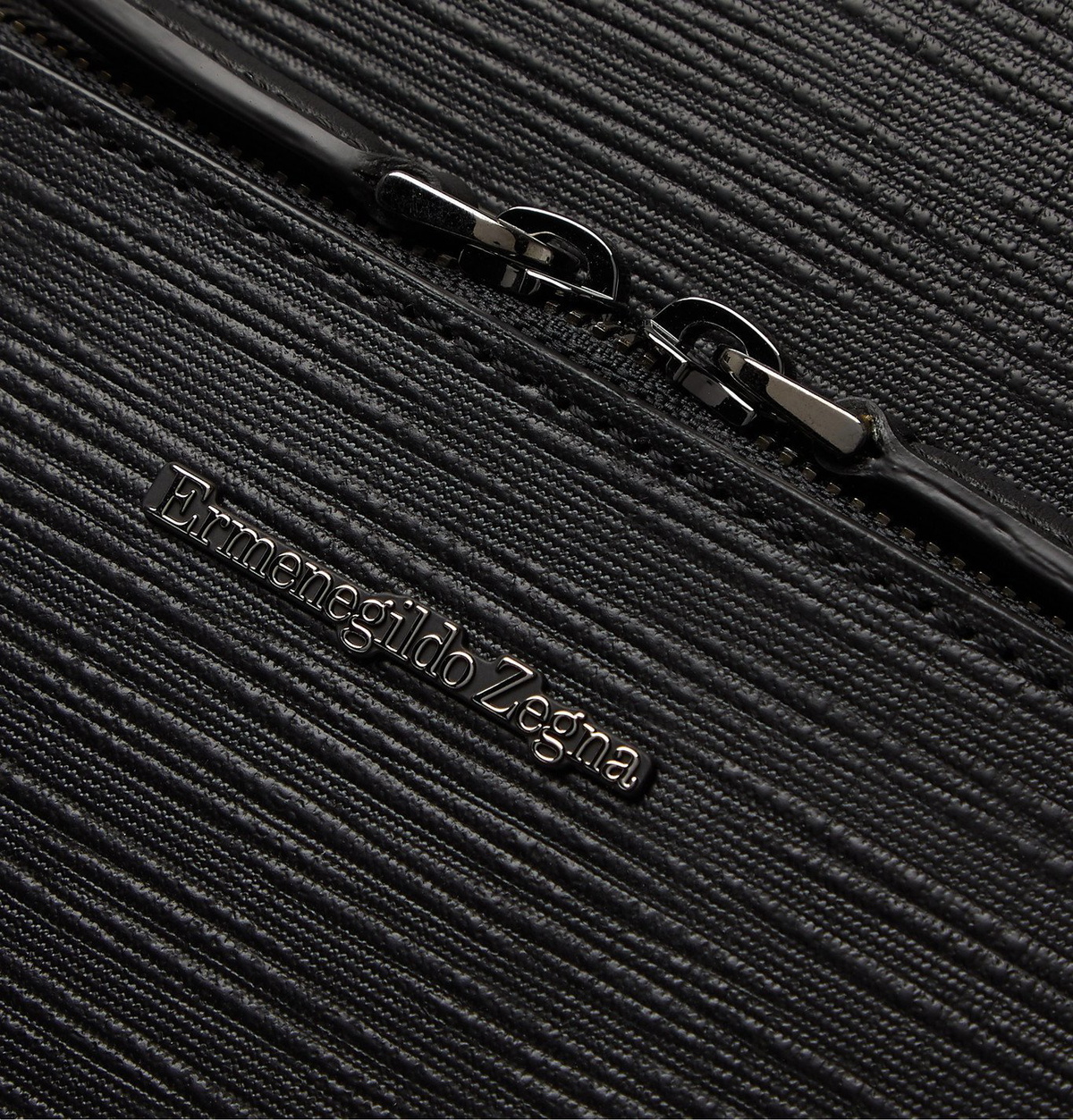 Ermenegildo Zegna - Stuoia Leather Backpack - Black Ermenegildo Zegna