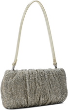 Staud Silver Beaded Bean Bag