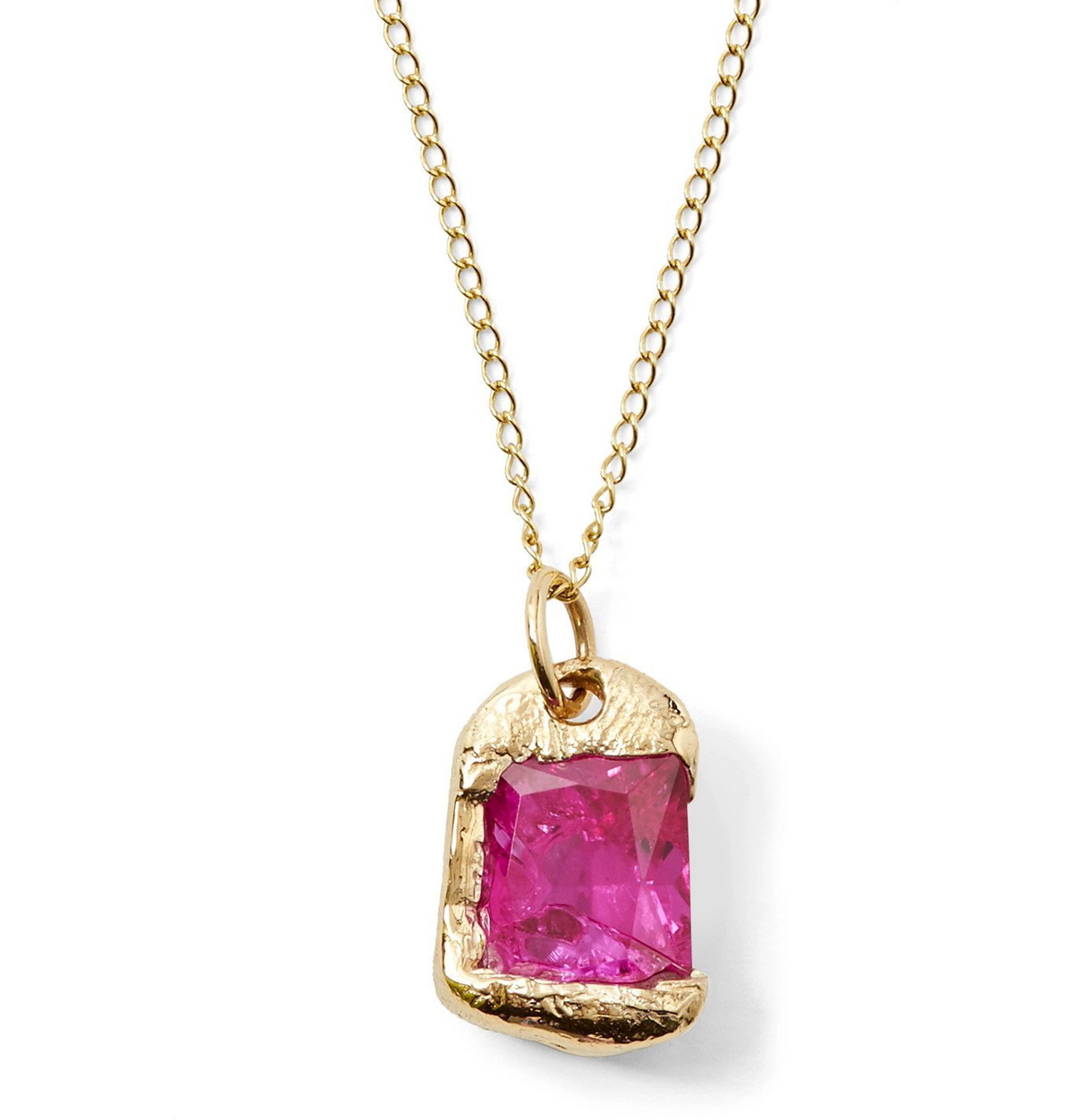 Bleue Burnham - The Rose 9-Karat Gold Sapphire Pendant Necklace