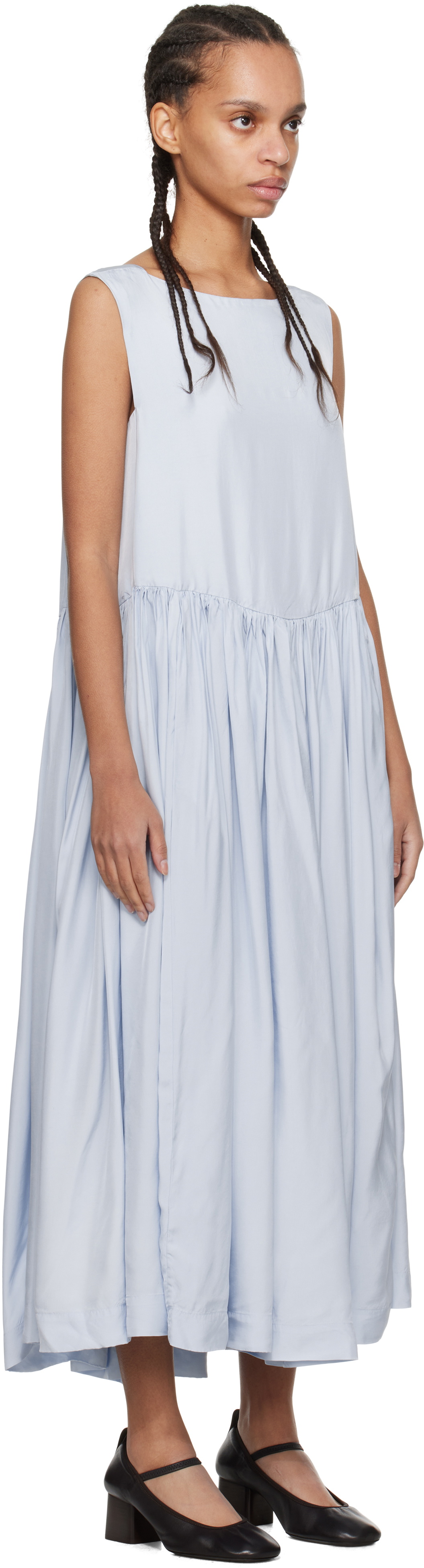 CASEY CASEY Blue Pomme Midi Dress