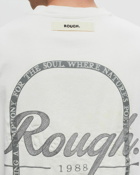 Rough. Metal Shield Tee Beige - Mens - Shortsleeves