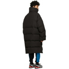 A. A. Spectrum Black Down Winter Coat