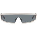 Givenchy Silver Square Sunglasses