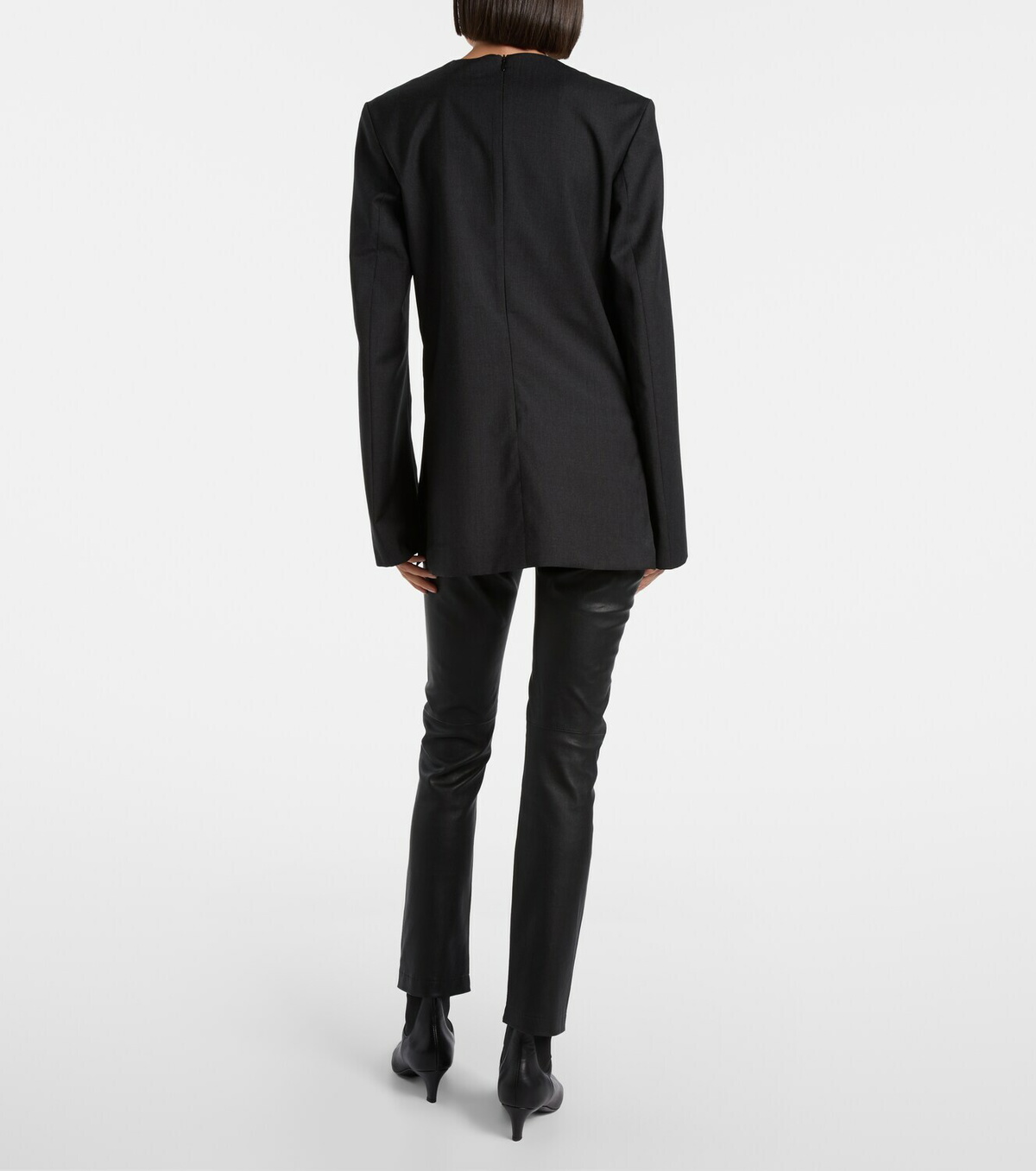 AG Jeans Mari leather skinny pants
