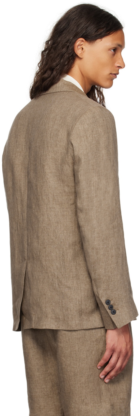 Sunspel Beige Lightweight Blazer