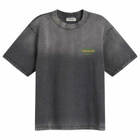 Bram's Fruit Men's Distressed Leaf T-Shirt in Shadow Black