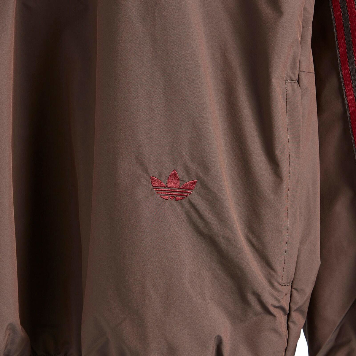 Adidas x Wales Bonner Nylon Anorak in Night Brown adidas