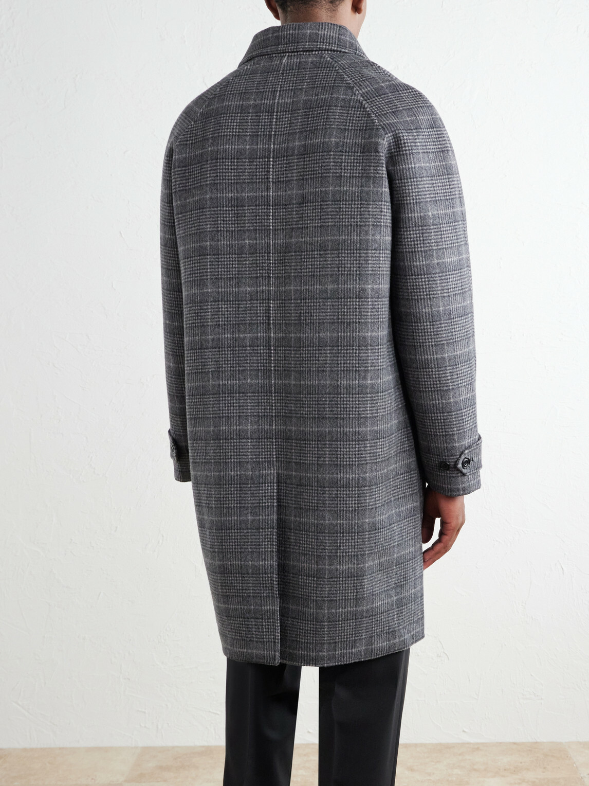 Hartford - Graig Wool-Blend Checked Coat - Gray