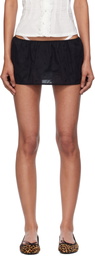 Fruity Booty Black Polka Broderie Skort