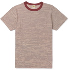 Velva Sheen - Striped Cotton-Jersey T-Shirt - Men - Burgundy