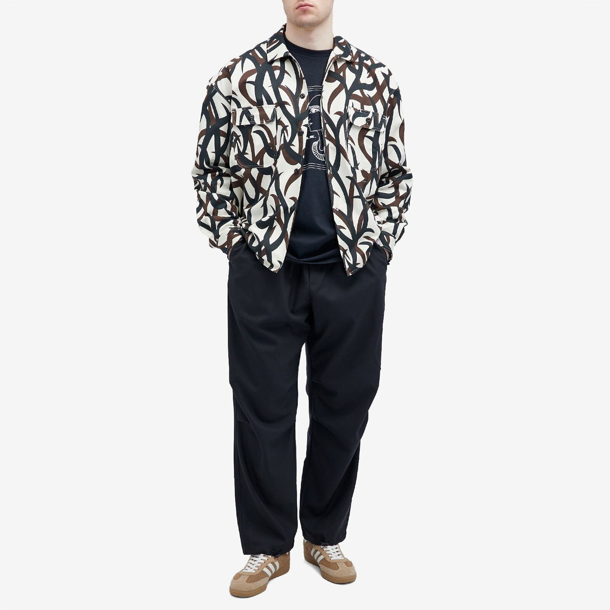 s.k manor hill Men's Park Shirt Jacket