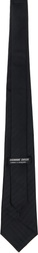 Comme des Garçons Homme Deux Black Stripe Silk Tie