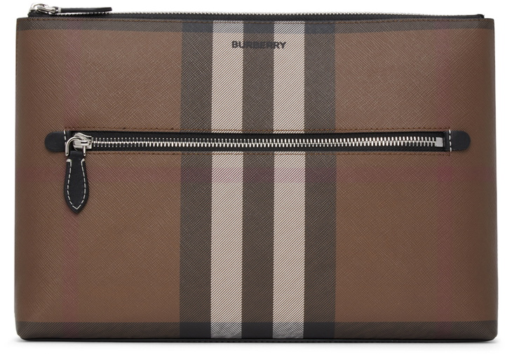 Photo: Burberry Brown Check Duncan Pouch