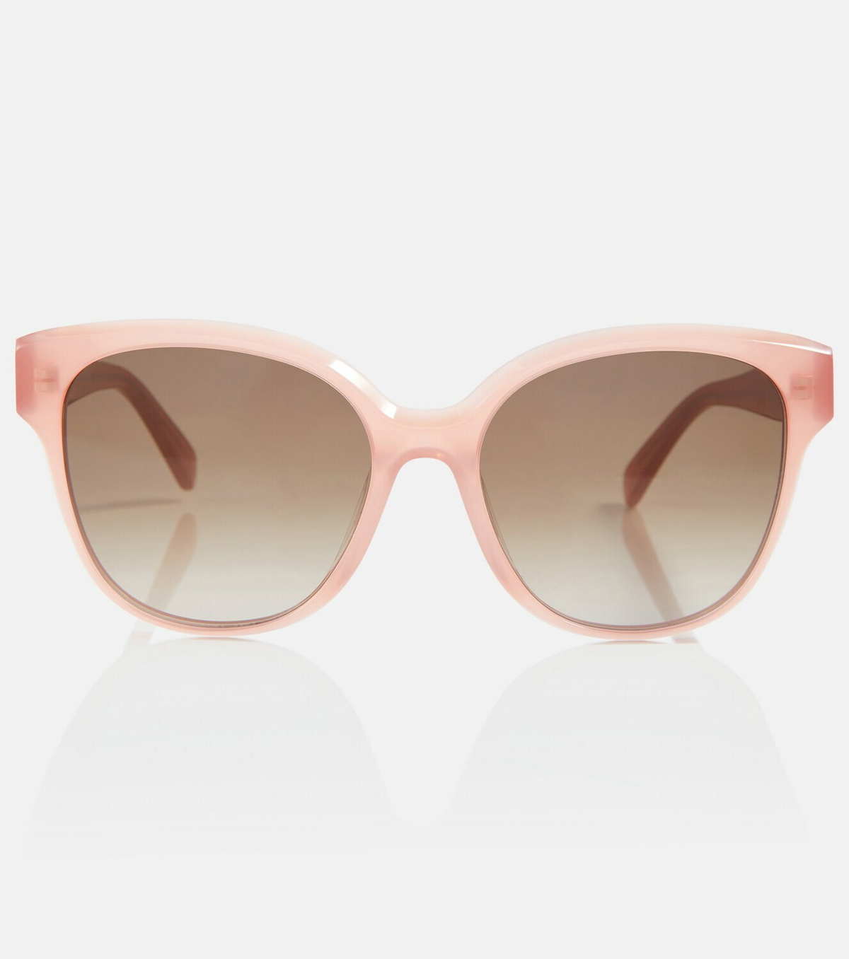 CELINE Square S167 Triomphe Logo Sunglasses in Dark Havana CL40167I Triomphe 04 sunglasses in Acetate - DARK HAVANA | CELINE main image 4