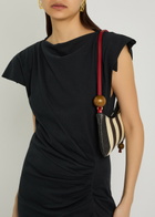 Isabel Marant Nadela Gathered Cotton Midi Dress Black