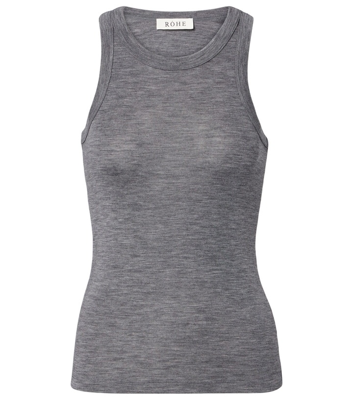 Photo: Róhe Wool jersey tank top