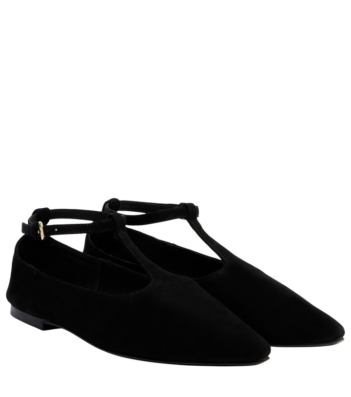 Photo: A.Emery Ward suede Mary Jane flats