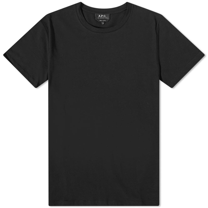 Photo: A.P.C. Men's Jimmy T-Shirt in Black