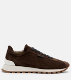 Brunello Cucinelli Monili suede sneakers
