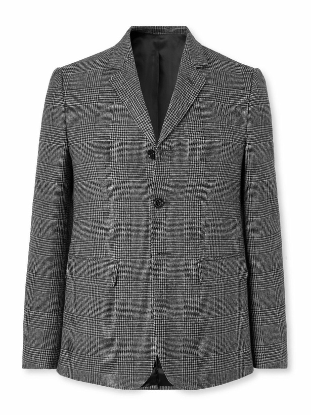 Photo: CELINE - Prince of Wales Checked Wool Blazer - Gray