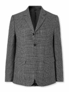 CELINE - Prince of Wales Checked Wool Blazer - Gray