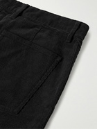 Saturdays NYC - Ross Straight-Leg Cotton-Corduroy Shorts - Black