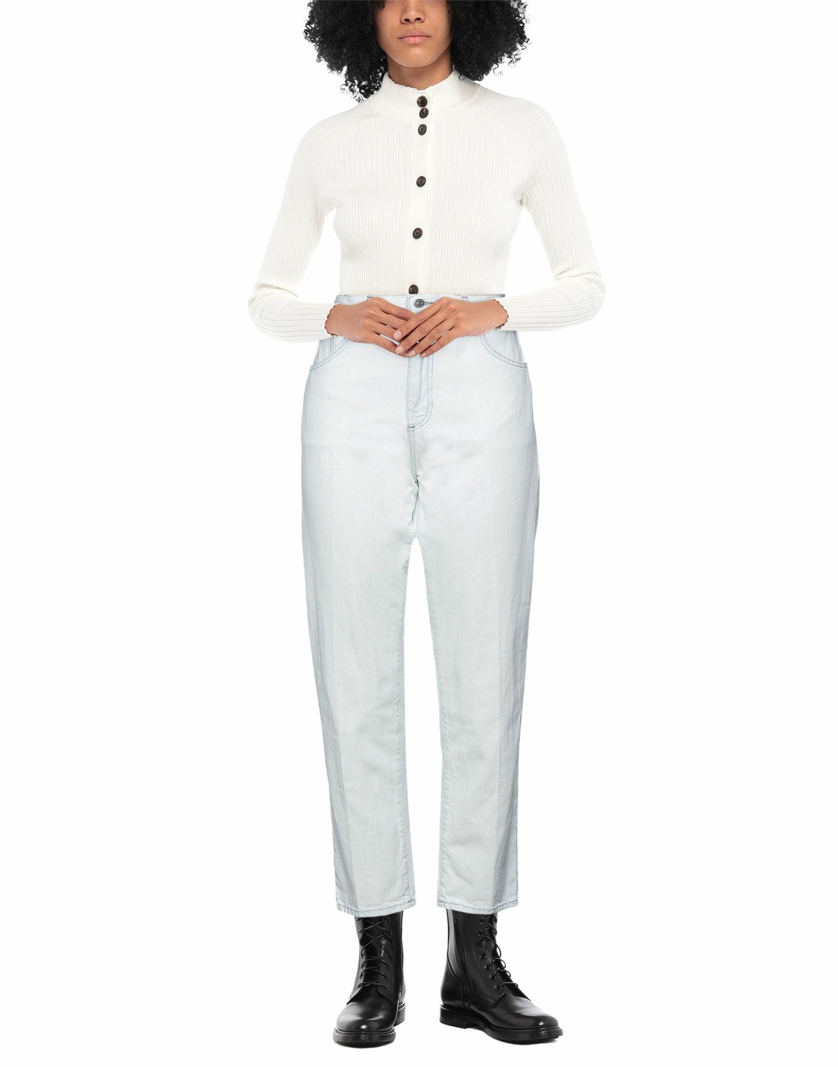 Jucca Womens Jeans in Blue