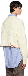 Doublet Off-White Burning Sweater