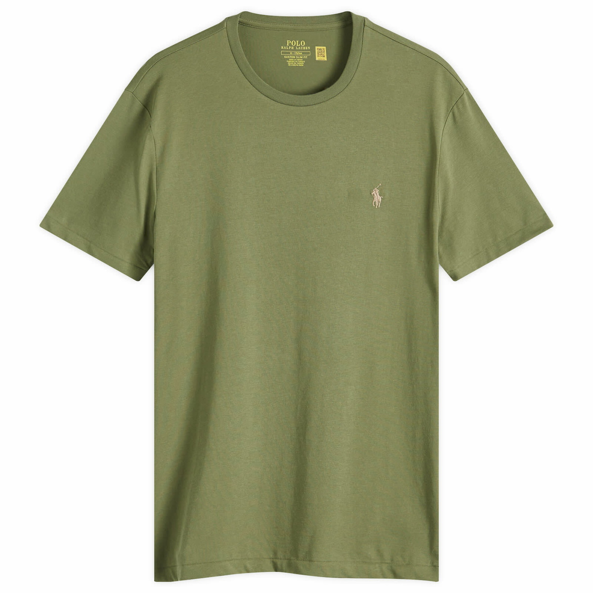 Polo Ralph Lauren Men's Custom Slim Fit Polo in Garden Trail Polo Ralph Lauren Men's Custom Slim Fit Polo in Garden Trail