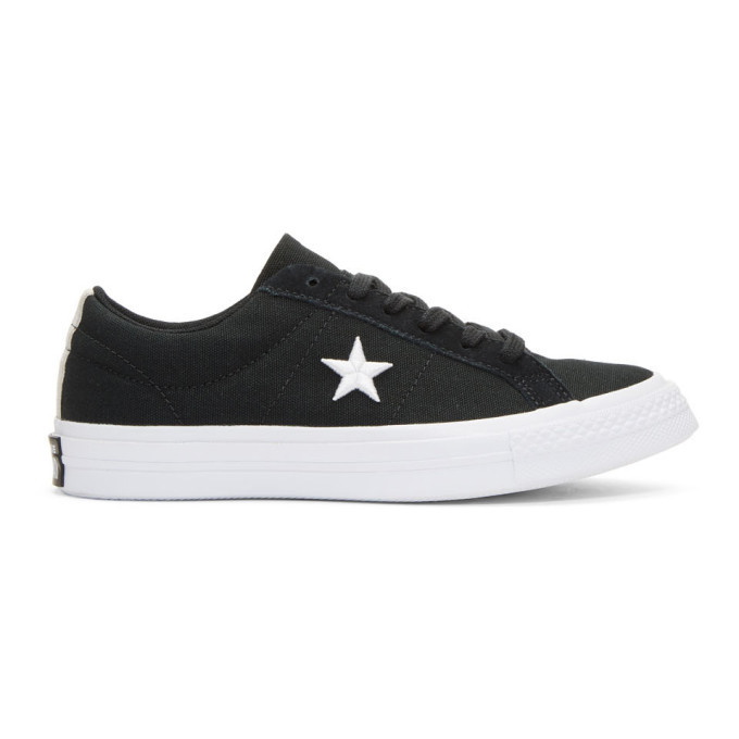 Photo: Converse Black Canvas One Star Sneakers