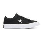 Converse Black Canvas One Star Sneakers