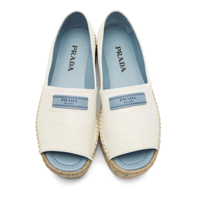 Prada open hotsell toe espadrilles