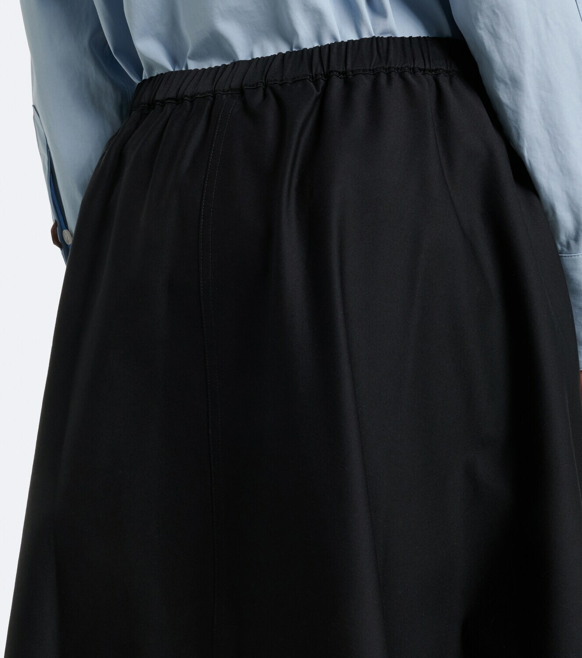Vince Cotton midi skirt
