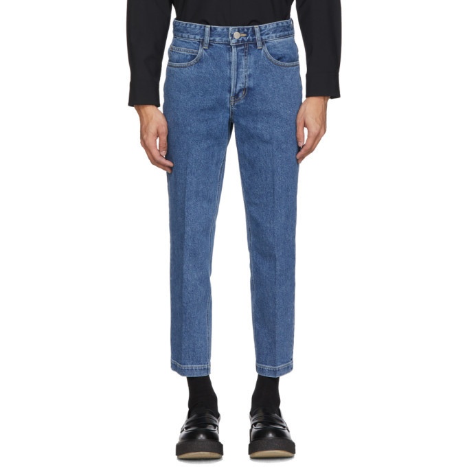 Photo: Solid Homme Blue Cropped Jeans